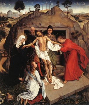 Grablegung Christi Niederländische Rogier van der Weyden Ölgemälde